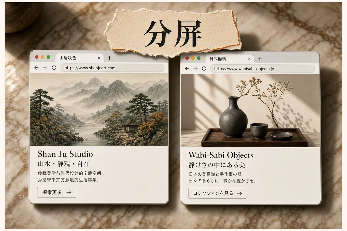 分屏示意